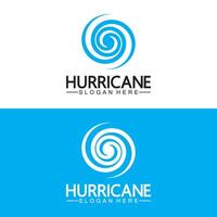 vector de ilustración de icono de símbolo de logotipo de huracán