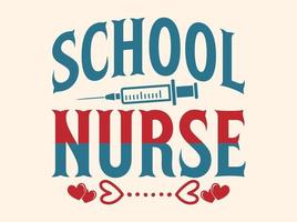 Nurse  t-shirt design vector