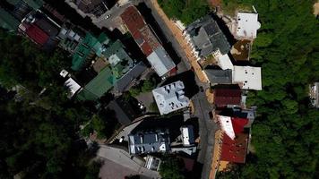 vista aérea de la plaza sofia y la plaza mykhailivska foto