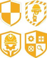 iconos de logotipo de seguridad vector