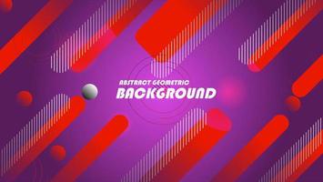 Abstract geometric background with purple background and red geometric motif for background design. Flyer, banner, cover, poster or web design template. Vector