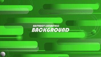 Abstract geometric background with green background and gradient green geometric motif for background design. Flyer, banner, cover, poster or web design template. Vector