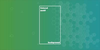 Set of horizontal abstract backgrounds with rectangle pattern in green gradient colors. Collection of gradient textures with geometric ornaments. Flyer, banner, cover, poster or web design. vector