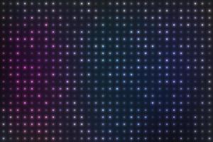 Vector abstract background of colorful glowing dots. Pattern of simple geometric shapes, wallpaper