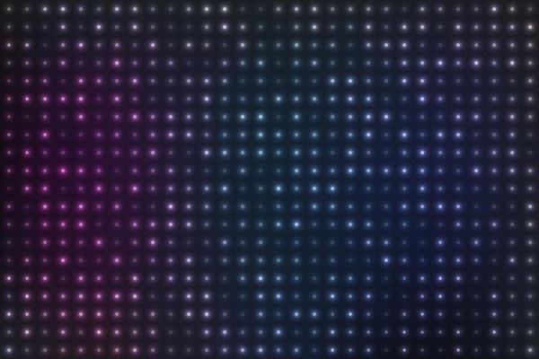 Vector abstract background of colorful glowing dots. Pattern of simple geometric shapes, wallpaper