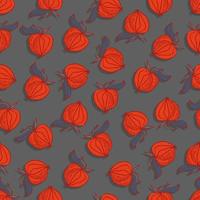 apples fruit vector seamless pattern