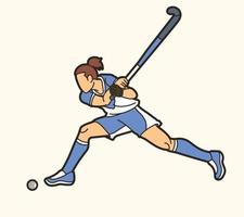 Field Hockey Player T-Shirt Design Vector – ThreadBasket