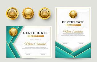 Certificate of Achievement Template vector