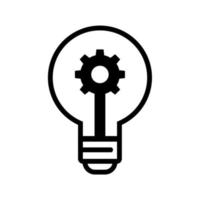 Illustration Vector Graphic of Bulb, idea, knowledge Icon