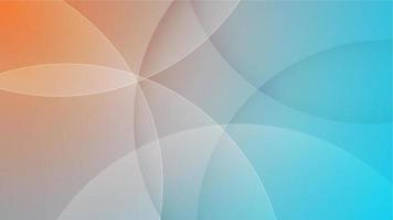 Modern circles background with gradient style vector