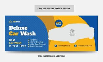 Car sale social media cover photo design template car sale service social media web banner vector