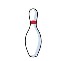 Bowling pins vector. vector