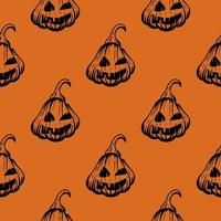 Scary holiday horror sketch vector illustration