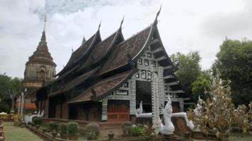 Wat Lok Molee Temple landmark famous place landmark in chiang mai video