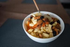 Healthy eating, healthy diet, healthy organic food on table. Morning snack photo