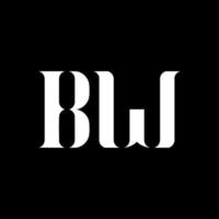 BW B W letter logo design. Initial letter BW uppercase monogram logo white color. BW logo, B W design. BW, B W vector