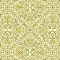 golden line pattern unique traditional ethnic background vector