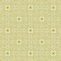 golden line pattern unique traditional ethnic background vector