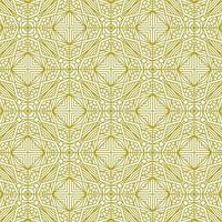 golden line pattern unique traditional ethnic background vector