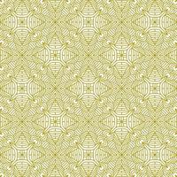 golden line pattern unique traditional ethnic background vector