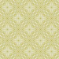 golden line pattern unique traditional ethnic background vector