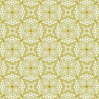 golden line pattern unique traditional ethnic background vector