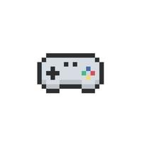 joystick game pixel art vector