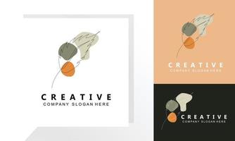 Leaf Logo Design, Vector With Other Styles, Illustration Set Collection Of Leaf Types