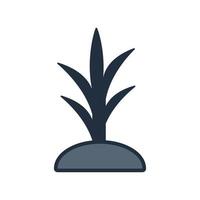 sugarcane sapling icon, Vector .