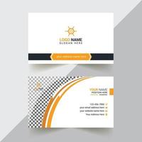 Modern And Professional Business Card Design Template vector