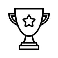 icono de premio trofeo vector