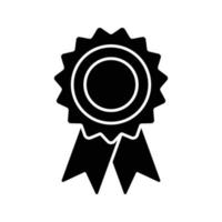 icono de premio de medalla vector