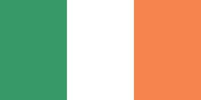 Irish Flag  hand  drawn,EUR  hand drawn vector