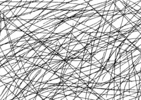 Abstract black pencil sketch on background vector