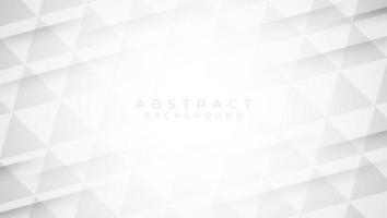 White and gray geometric pattern background vector