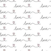 Love Minimal Text Pattern vector