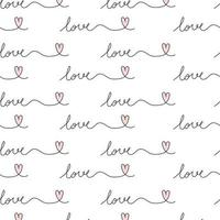 Love Minimal Text Pattern vector