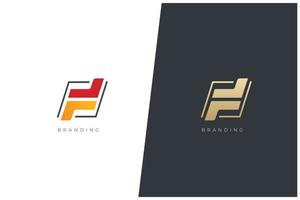 F Letter Logo Vector Concept Icon Trademark. Universal F Logotype Brand