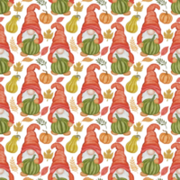 Autumn Fall Thanksgiving Seamless Repeat Pattern file png