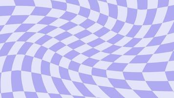 tablero de ajedrez distorsionado púrpura pastel abstracto estético, ilustración de fondo de damas, perfecto para papel tapiz, fondo, fondo vector