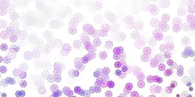 Light purple vector texture with bright snowflakes.