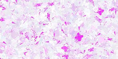 Light Purple vector background with polygonal forms.