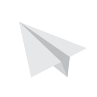 Paper plane pointing in different way . Business for innovative solution concept png