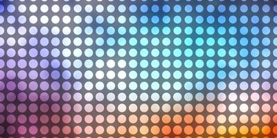 Light Blue, Red vector layout with circles.