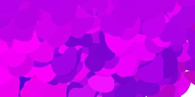 Light purple, pink vector template with abstract forms.