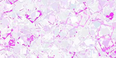 Light Purple vector pattern with polygonal shapes.