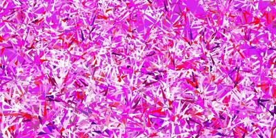 Light purple, pink vector background with polygonal forms.