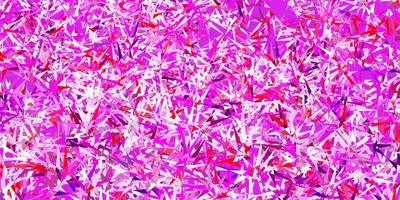 Light purple, pink vector background with polygonal forms.