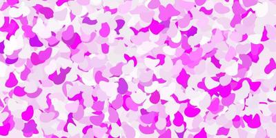 Light purple, pink vector template with abstract forms.