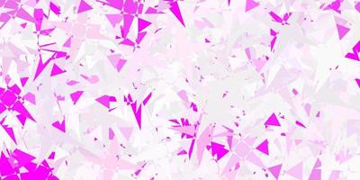 Light Purple, Pink vector backdrop with triangles, lines.